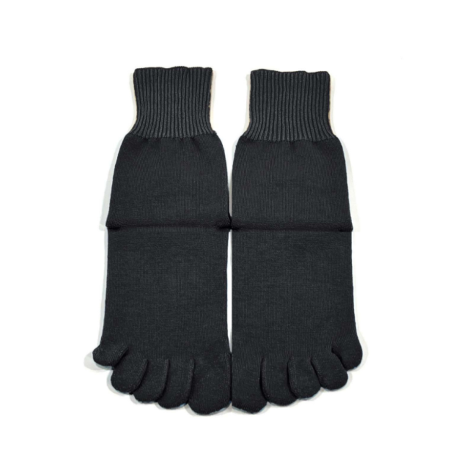 5本指靴下 ブラック×ブラックの画像